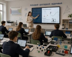 Комплект обладнання для кабінету природничо математичного профілю