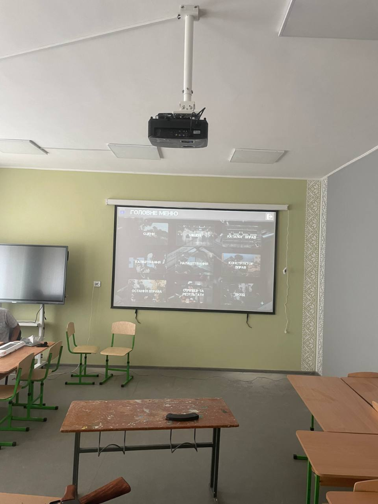 Оснащення інтерактивного тиру в школах Київської області